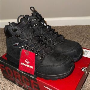 Wolverine Men's Black Steel Toe Boots